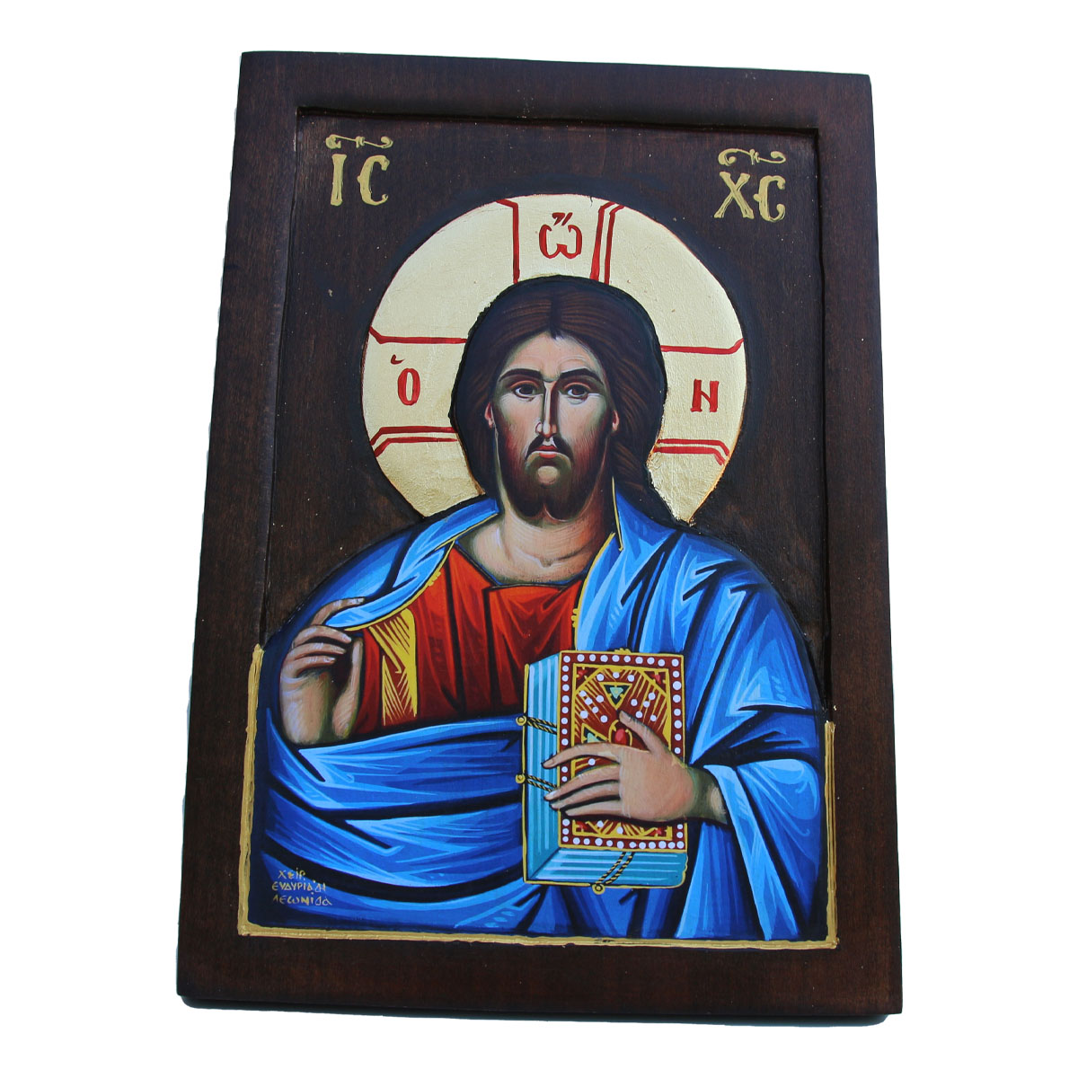 Icona Cristo pantocratore litografata