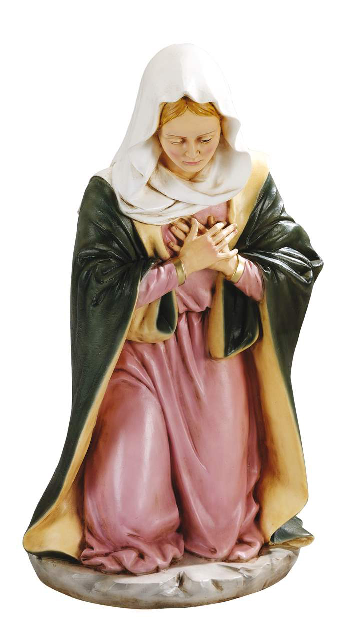Statua presepe Madonna Natività - Foto 4